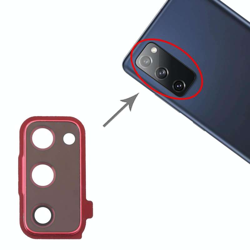 For Samsung Galaxy S20 FE Camera Lens Cover (Red)