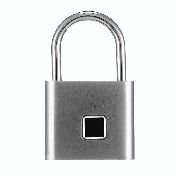 Stainless Steel Automatic Intelligent Fingerprint Padlock Electronic Lock, 10 Fingerprint Edition...