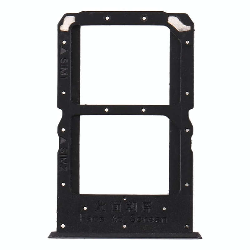 For OPPO Reno Z SIM Card Tray + SIM Card Tray (Black)