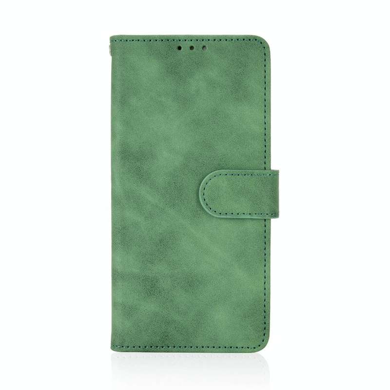 For Nokia C21 Plus Skin Feel Magnetic Flip Leather Phone Case(Green)