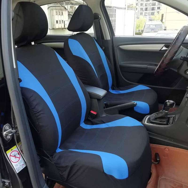 9 PCS Four Seasons Universal Seat Cover Cushion Car Fur Seat Covers Set Universal Cushion(Blue)