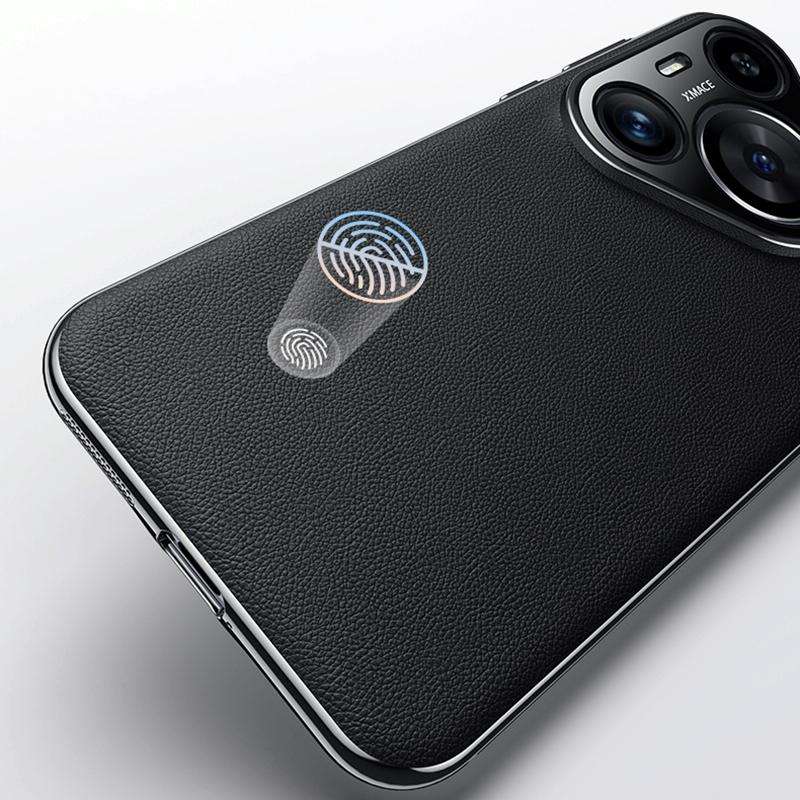 For Huawei Pura 70 Ultra Plain Leather Series Shockproof Phone Case(Black)