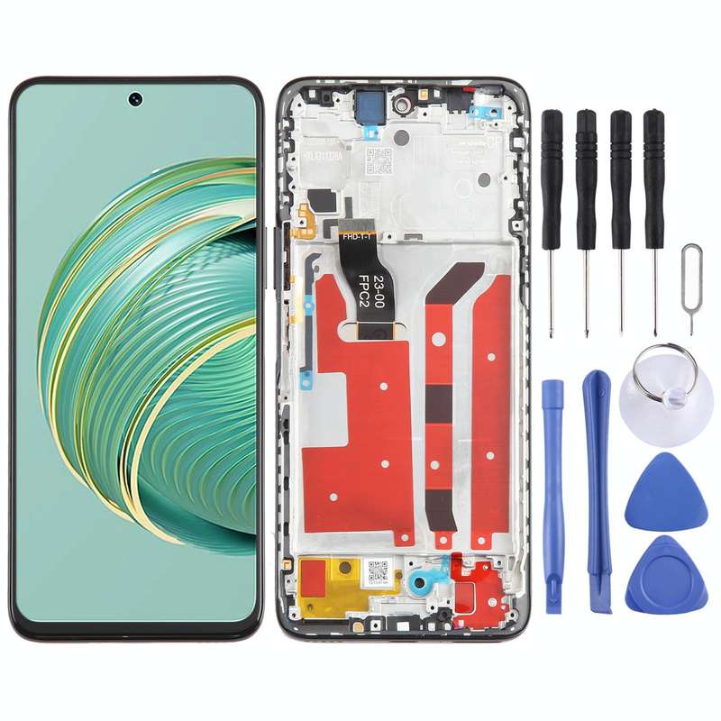 For Huawei Nova 10z Original LCD Screen Digitizer Full Assembly with Frame (Black)