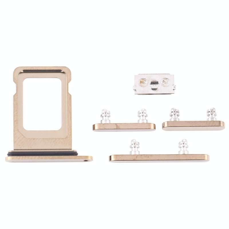 SIM Card Tray + Side Keys for iPhone 12 Pro Max(Gold)