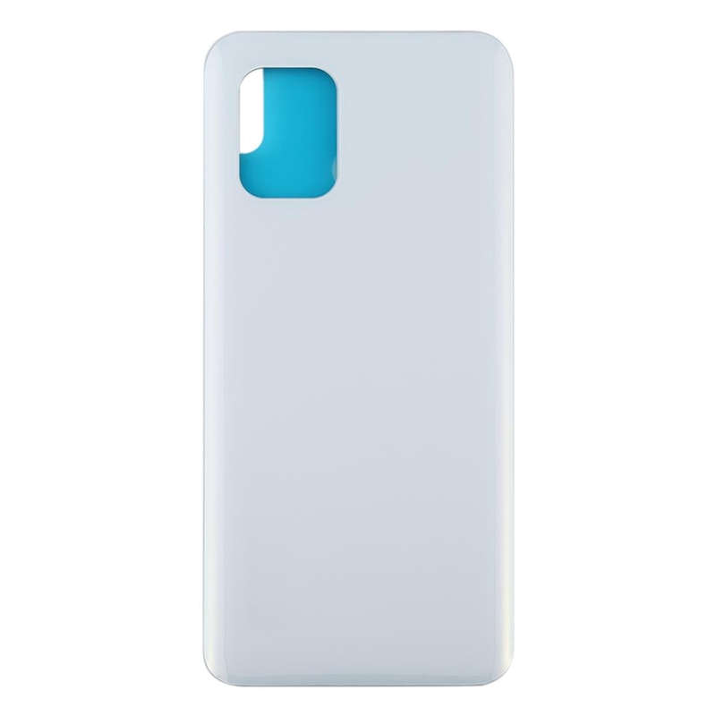 Glass Material Battery Back Cover for Xiaomi Mi 10 Lite 5G/Mi 10 Youth 5G(White)