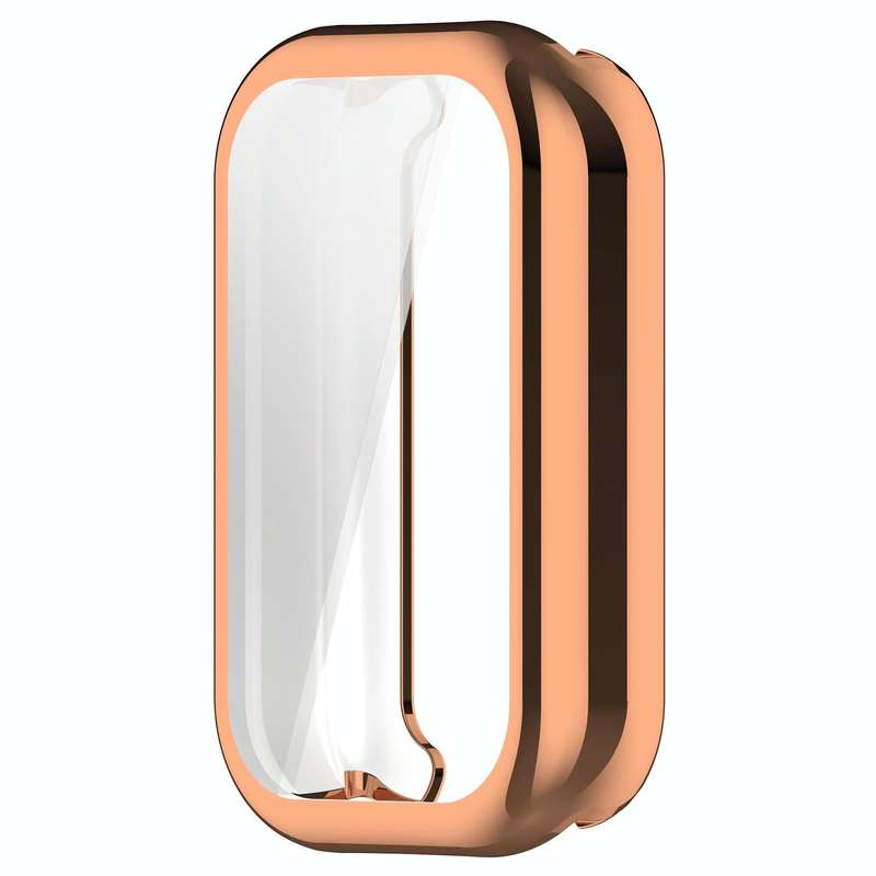 For Redmi Band 2 Full Package TPU Electroplated Watch Protective Case(Rose Gold)