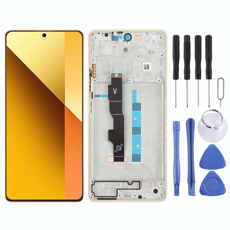 For Xiaomi Redmi Note 13 5G Original AMOLED Material LCD Screen Digitizer Full Assembly with Fram...
