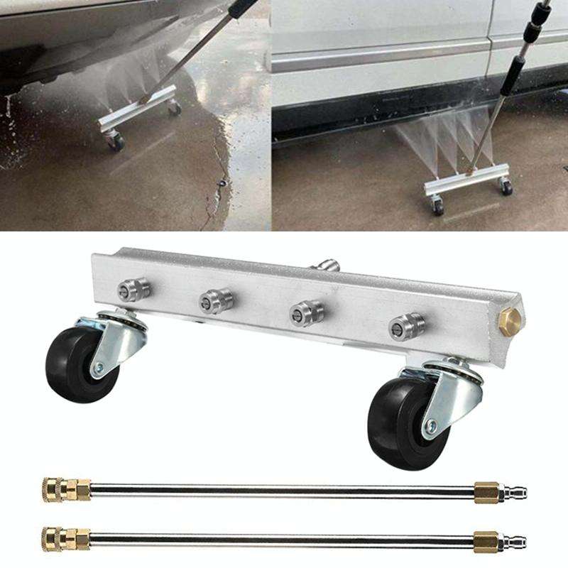 Car Body Chassis Car High Pressure Washing Machine Car Bottom Water Washing Machine 4 Nozzle Clea...