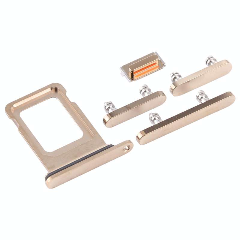 SIM Card Tray + SIM Card Tray + Side Keys for iPhone 12 Pro(Gold)