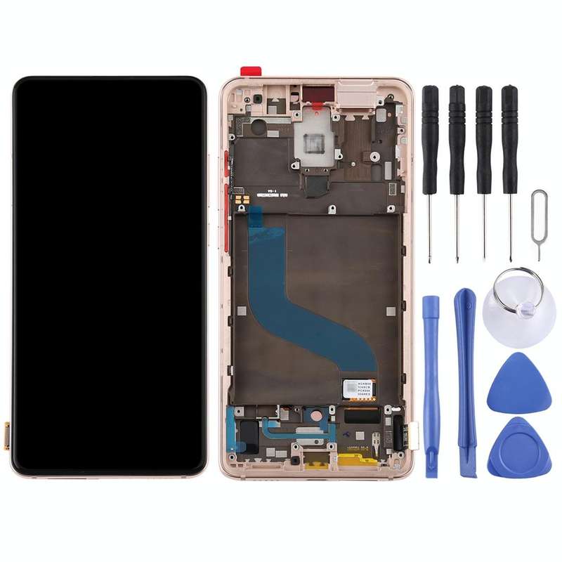 OLED LCD Screen for Xiaomi Redmi K20 / Redmi K20 Pro / 9T Pro Digitizer Full Assembly with Frame(...