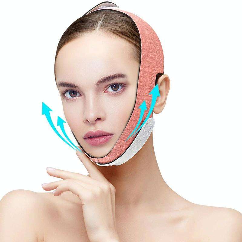 V Face Correction Firming Lift Face-lifting Belt, Specification: Colorful Box(Negative Ion 1st Ge...