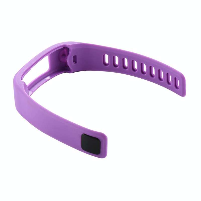 For Garmin Vivofit 1 Smart Watch Silicone Watch Band, Length: about 21cm(Purple)