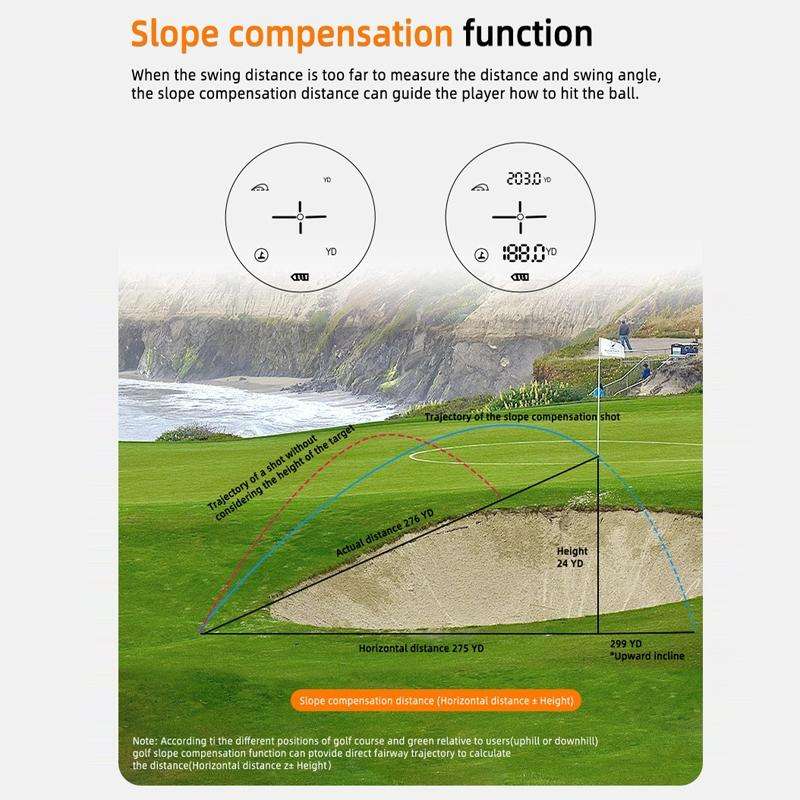 ARTBULL Golf Rechargeable Telescope Laser Rangefinder with Screen, Specification: 1200m