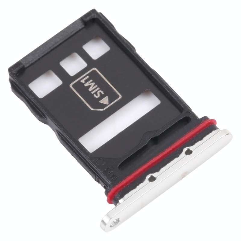 SIM Card Tray + NM Card Tray for Huawei P50 (Silver)