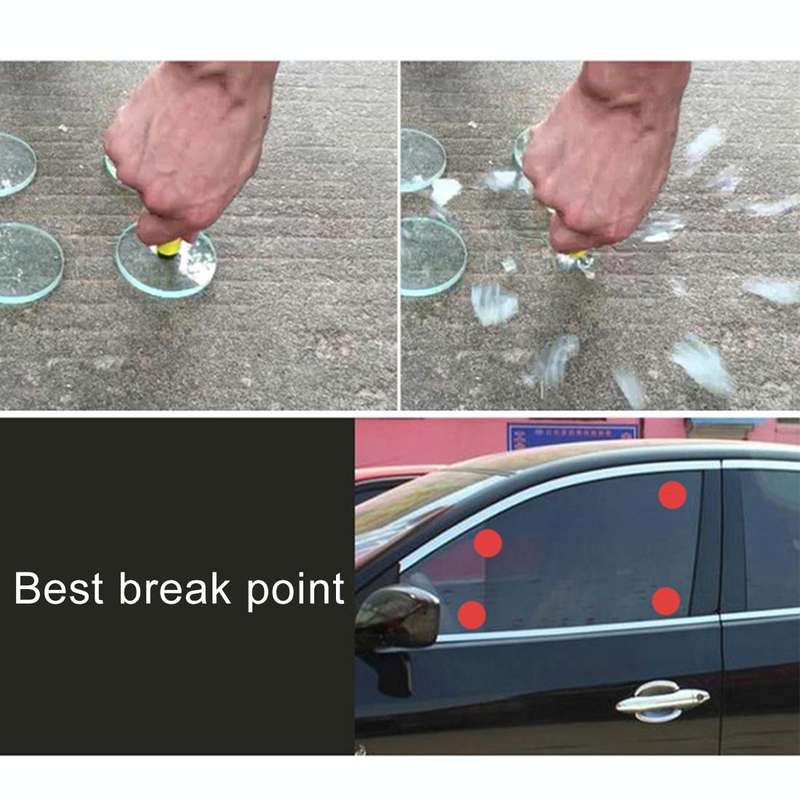 2 in 1 Mini Car Safety Rescue Hammer Life Saving Escape Emergency Hammer Seat Belt Cutter Window ...
