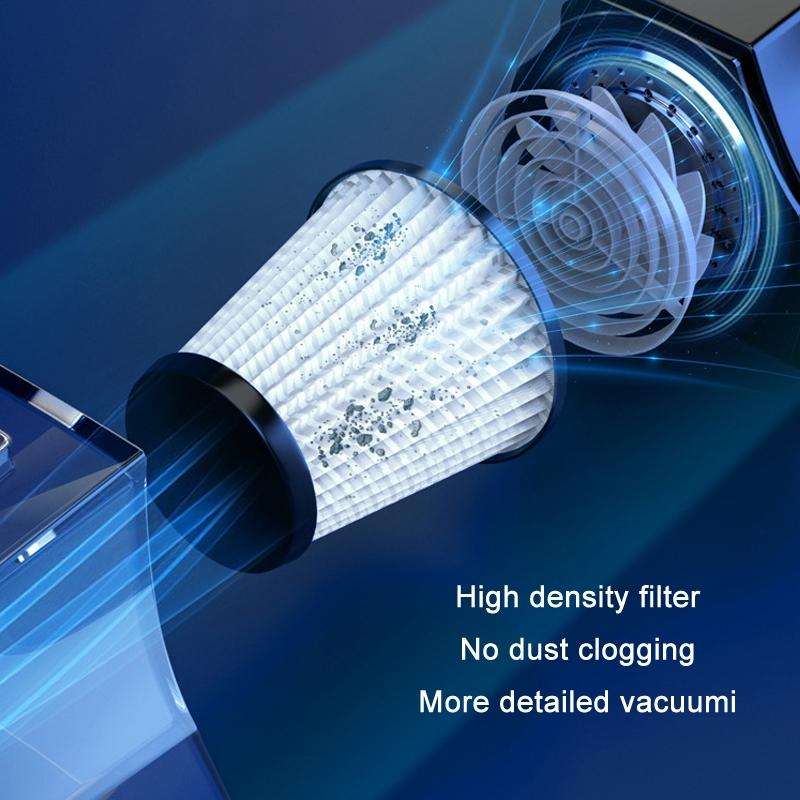 4 in 1 Car Vacuum Cleaner Portable Inflator Pump, Models: Wireless Pointer