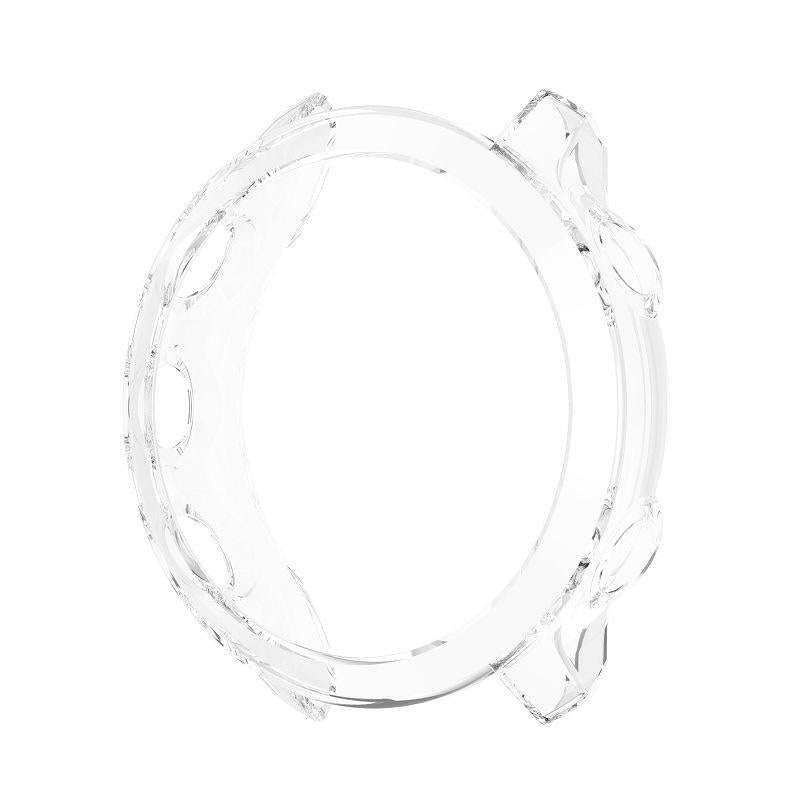 For Garmin Forerunner 158 / 55 Half Coverage Hollowed TPU Protective Case(Transparent White)