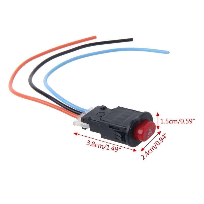 Motorcycle Hazard Light Switch Double Warning Flasher Emergency Signal