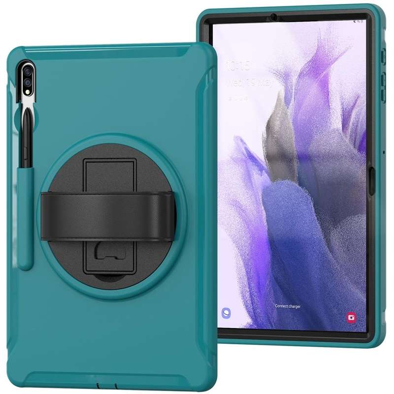 For Samsung Galaxy Tab S7 FE 12.4 inch T730 360 Degree Rotation PC+TPU Protective Cover with Hold...