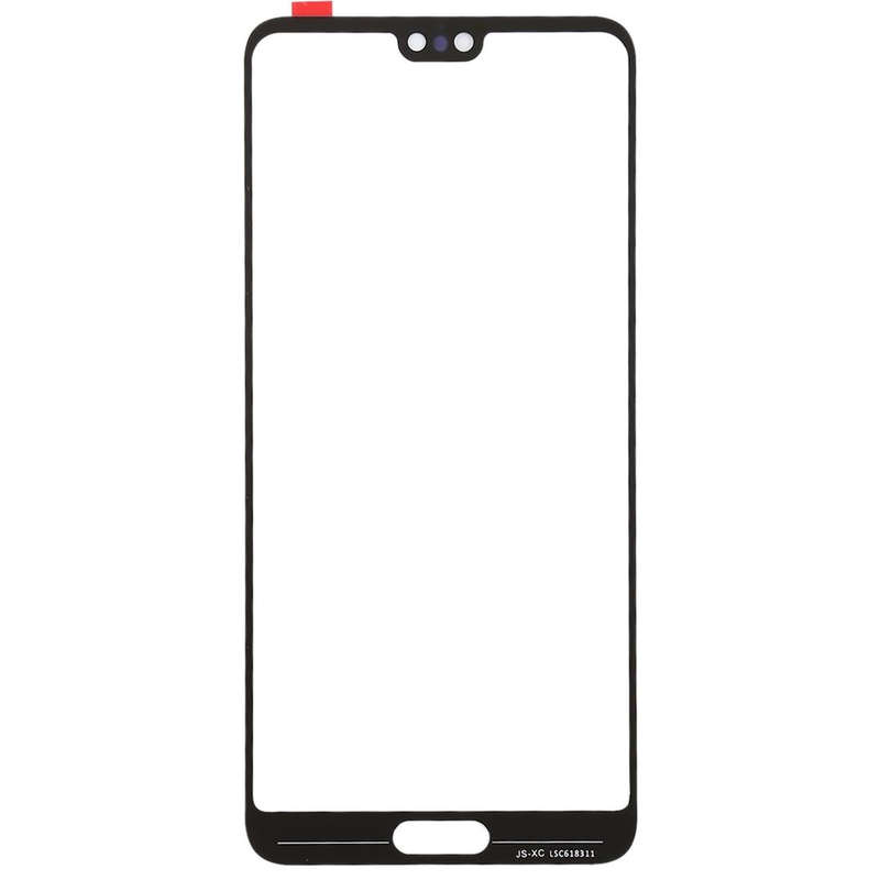 For Huawei P20  10PCS Front Screen Outer Glass Lens (Black)