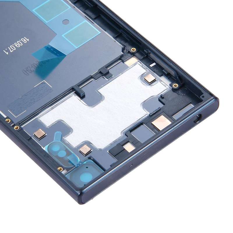 Back Battery Cover + Back Battery Bottom Cover + Middle Frame for Sony Xperia XZ(Dark Blue)