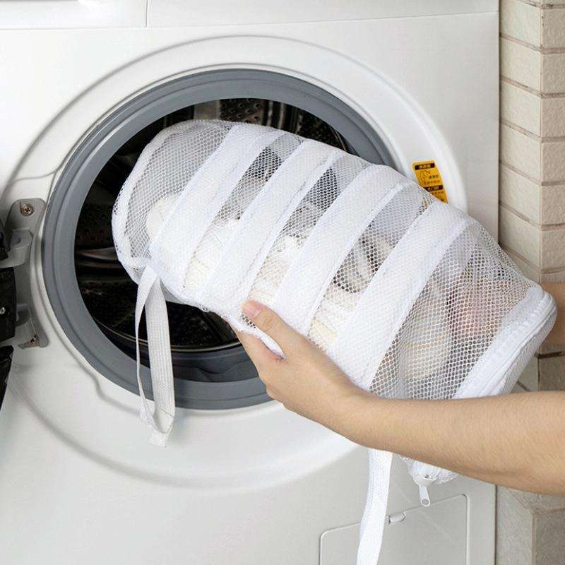 Integrated Shoe Anti-deformation Washing Machine Wash Bag(White)