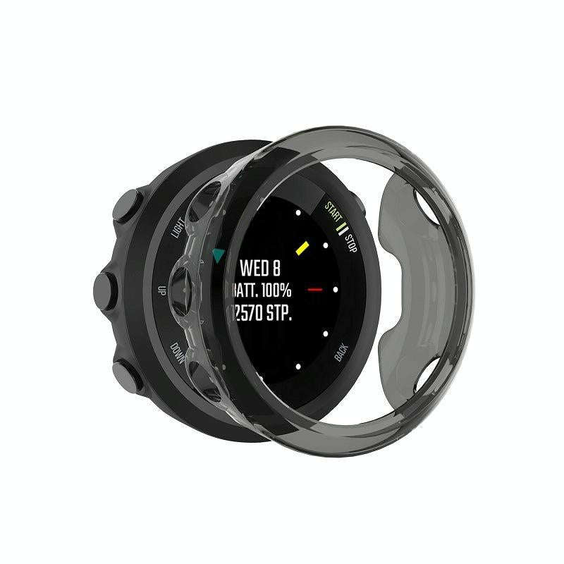 For Garmin Forerunner 45 TPU Protective Shell(Transparent Black)