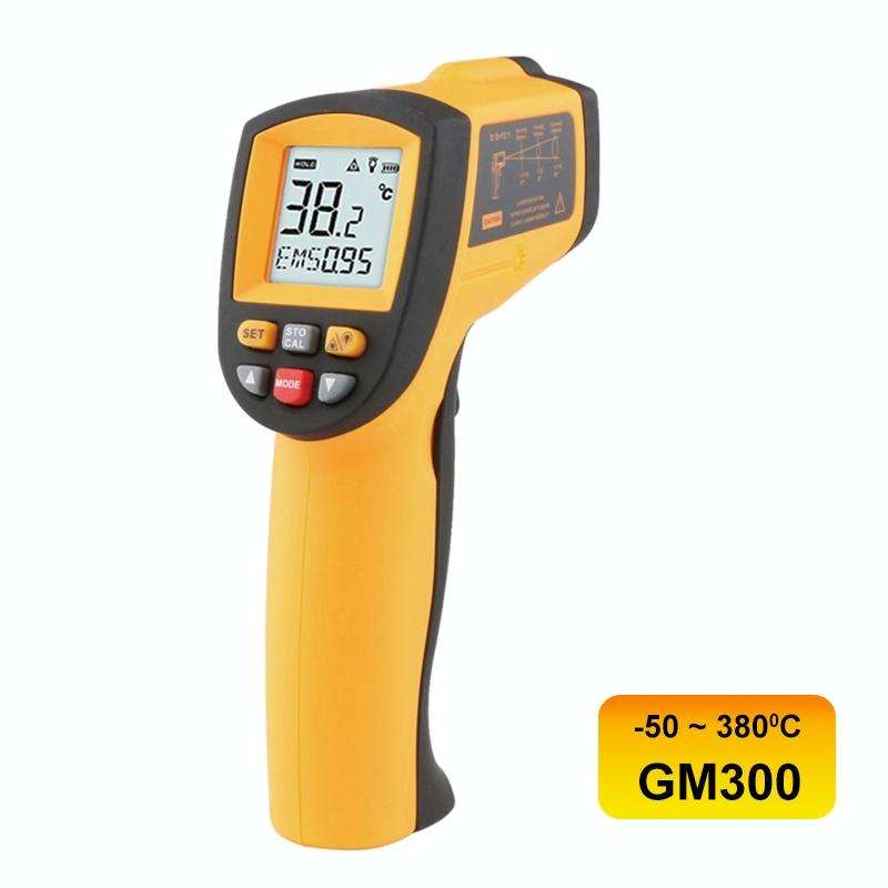 Infrared Thermometer, Temperature Range: -50 - 380 Degrees Celsius(Yellow)