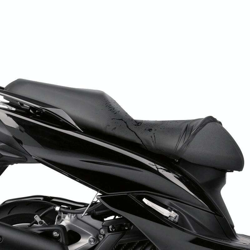 MC1004 Motorcycle Sun Protection Dustproof Rain Seat Cover, Specification: XL(Black)
