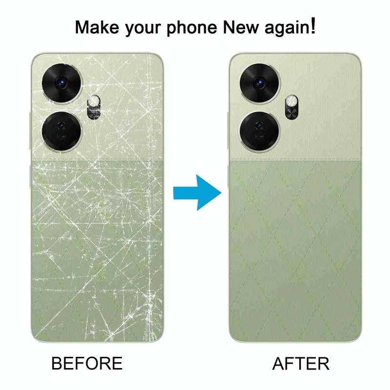 For itel P55+ Original Battery Back Cover(Black)