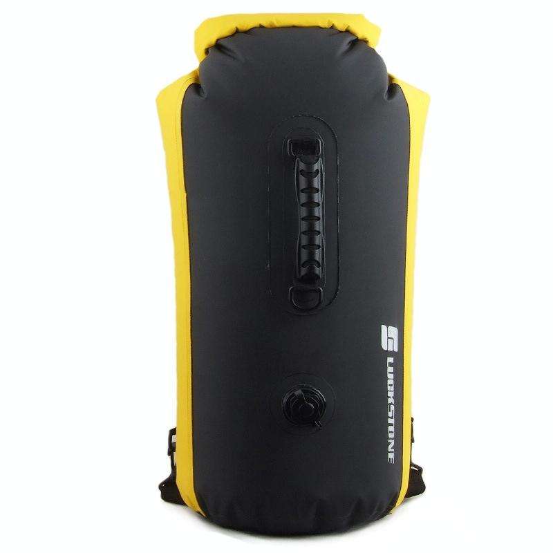 LUCKSTONE 60L Outdoor Rafting And River Tracing Waterproof Backpack Shoulder Bag Inflatable Swimm...