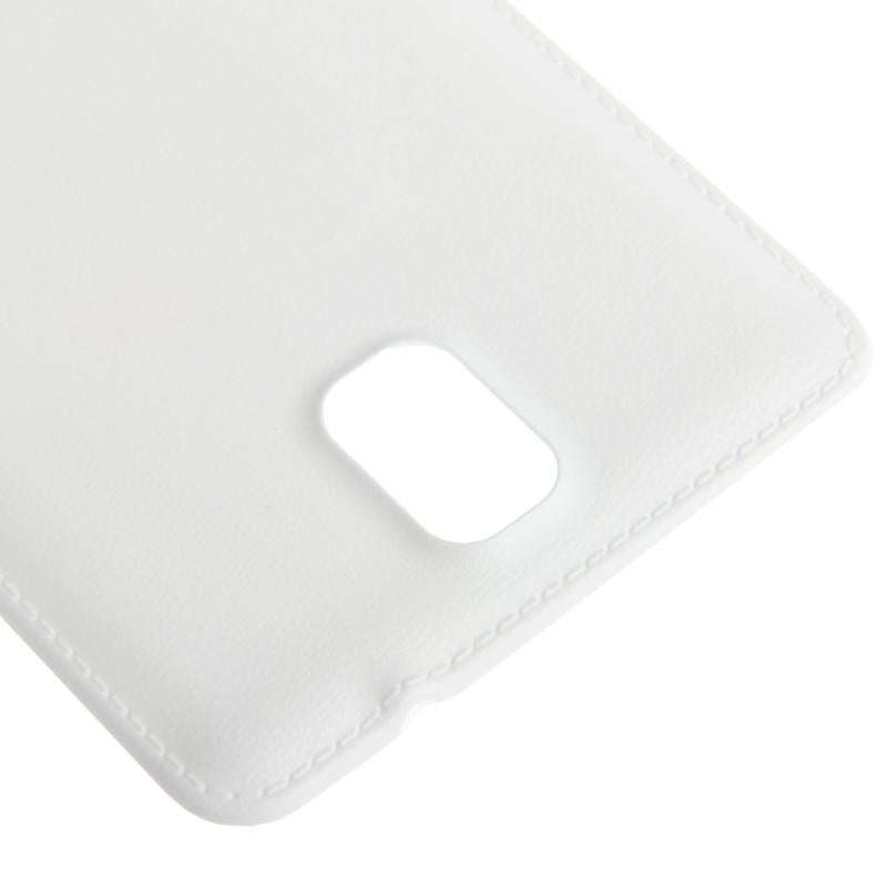 For Galaxy Note III / N9000 Litchi Texture Original Plastic Battery Cover (White)