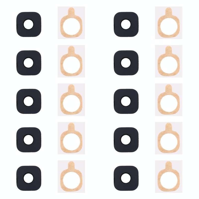 For Galaxy S6 Edge+ / G9280 10pcs Back Camera Lens Cover with Sticker