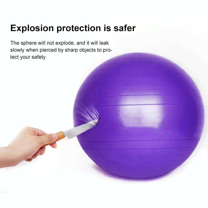 Thickening Explosion-proof Big Yoga Ball Sport Fitness Ball Environmental Pregnant Yoga Ball, Dia...