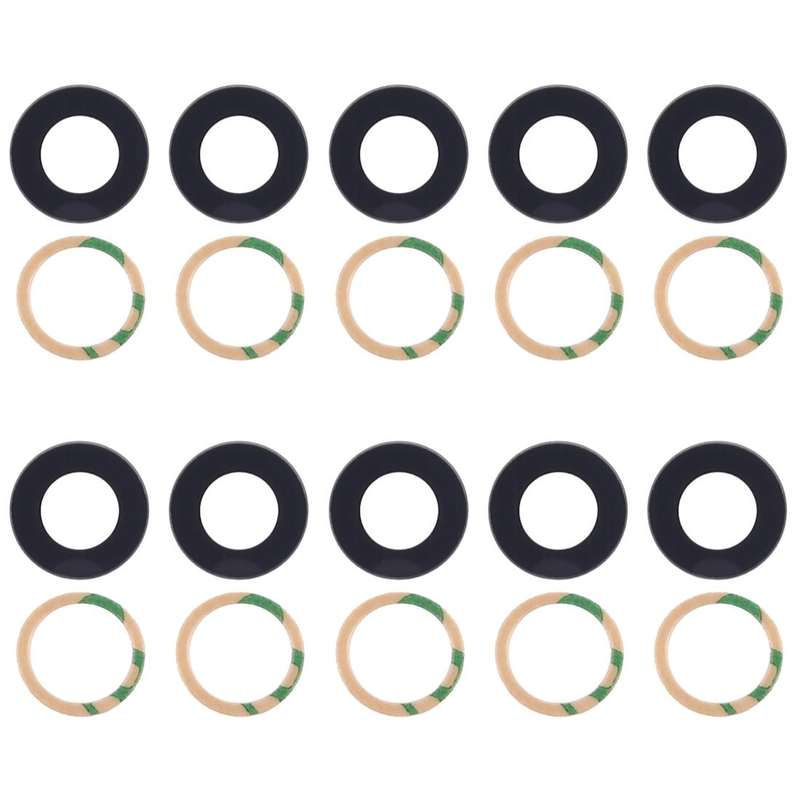 10 PCS Back Camera Lens Cover & Adhesive for Xiaomi Mi 6