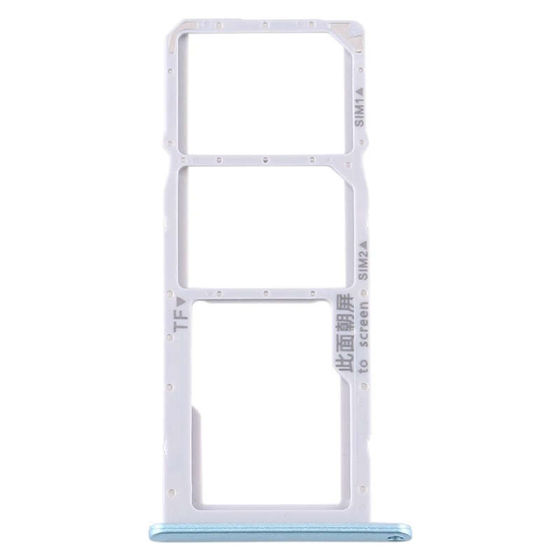 SIM Card Tray + SIM Card Tray + Micro SD Card Tray for Huawei Y6p (Baby Blue)