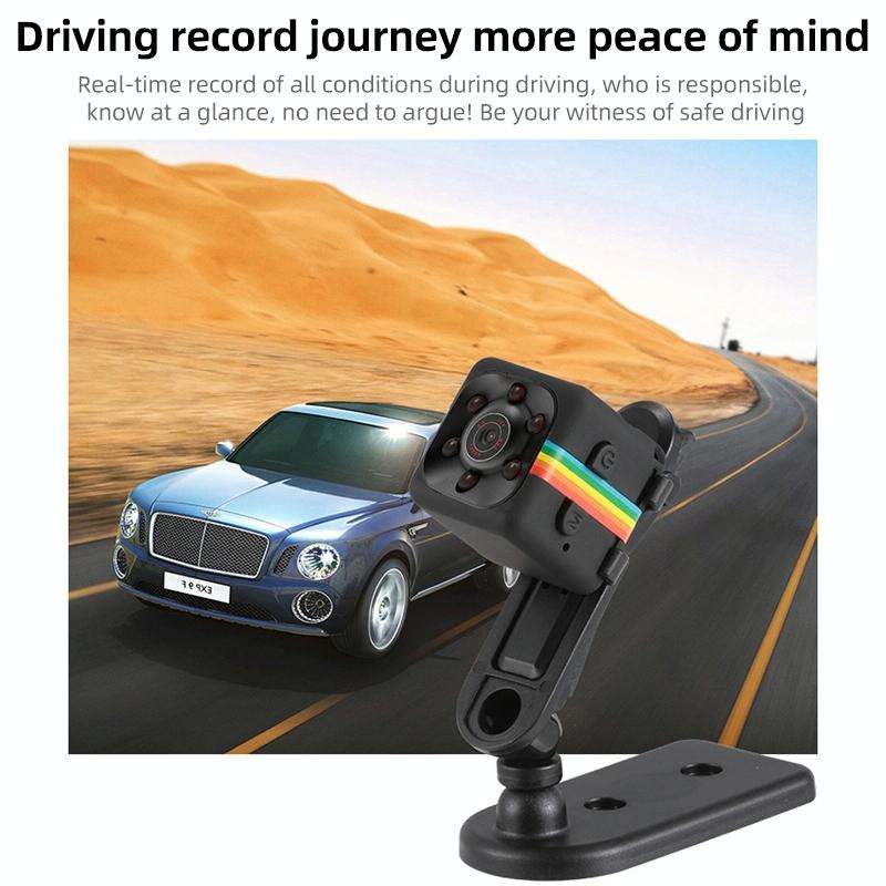 SQ11 Mini DV HD 960P 6 LEDs Sport Recorder Camera with Holder, Support Monitor Detection & IR Nig...