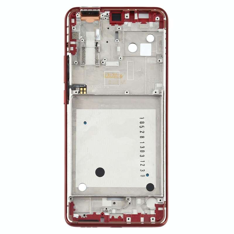 Front Housing LCD Frame Bezel Plate for Motorola One Hyper XT2027 XT2027-1 (Orange)