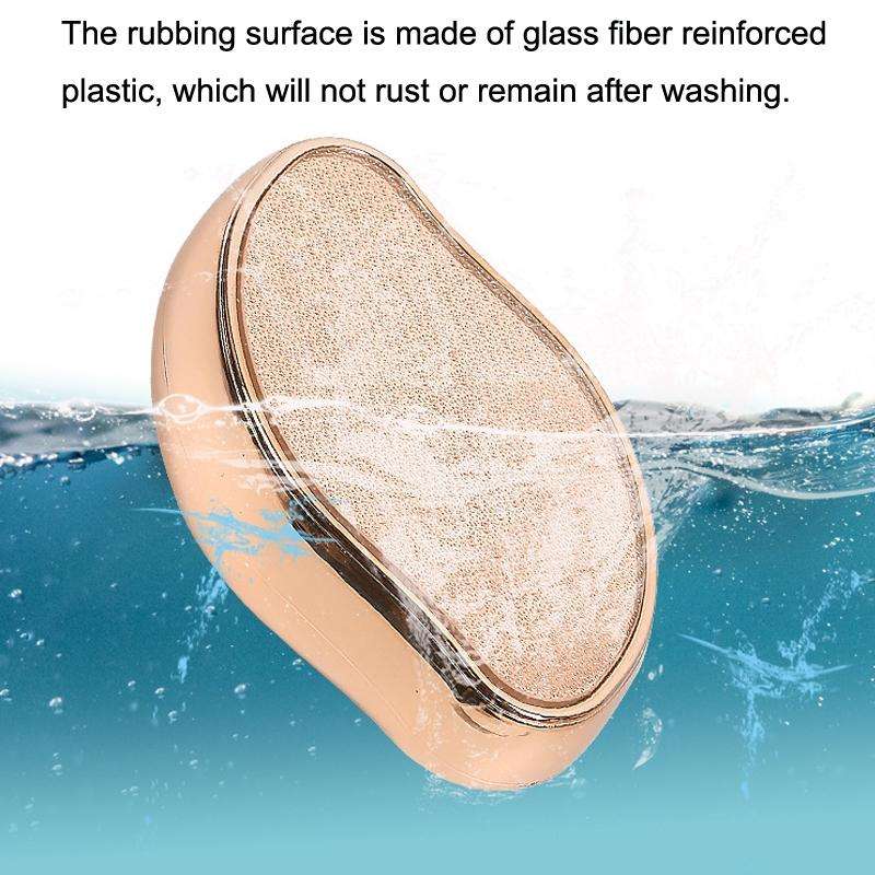 Stainless Steel Foot Rub Exfoliate Dead Skin And Remove Calluses(Rose Gold)