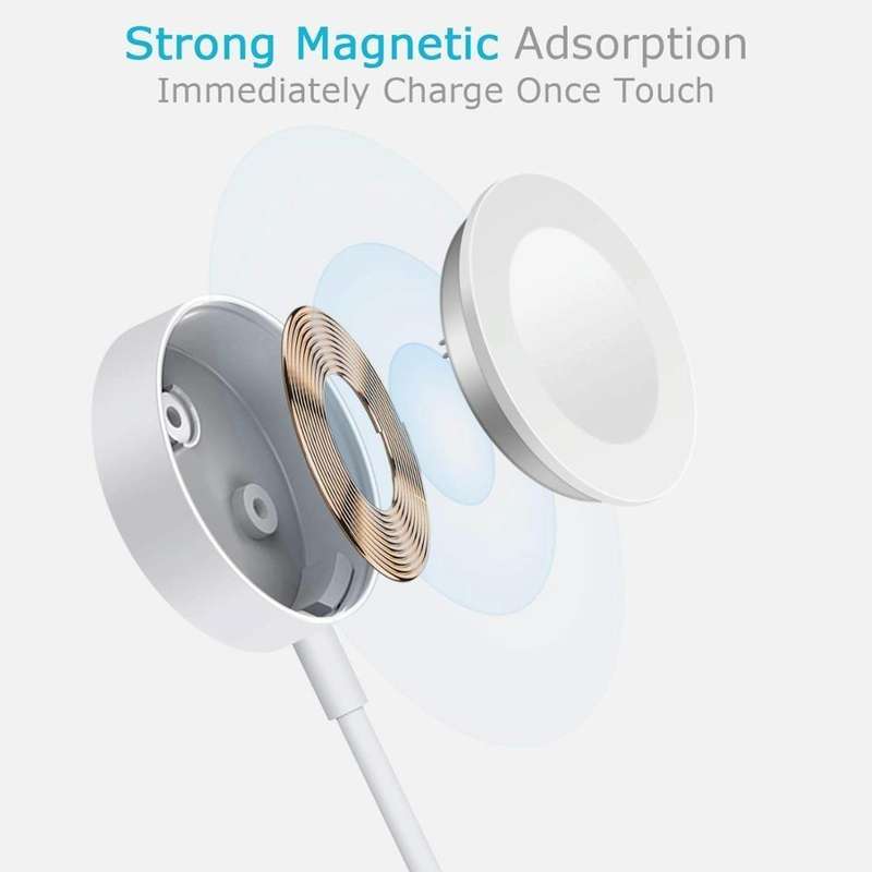 2m Type-C Universal Portable Magnetic Wireless Charger for Apple Watch Ultra & Ultra 2 & Series 9...