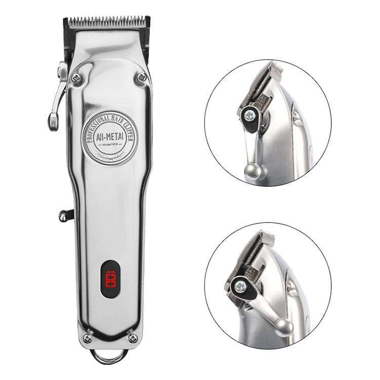 Retro Oil Head Electric Pusher Strong Power Electric Fader LCD Digital Display Rechargeable Hair ...