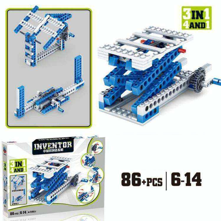 KY1001-1 Mechanical Engineering Assembled Building Blocks Children Puzzle Toys