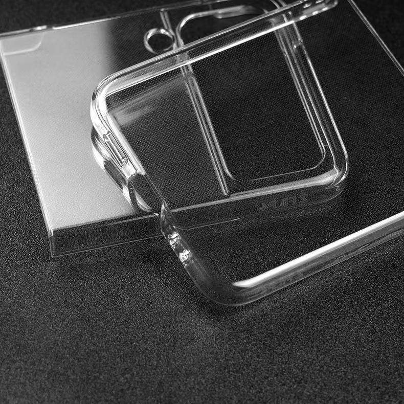For Samsung Galaxy Z Flip4 Transparent PC Phone Case