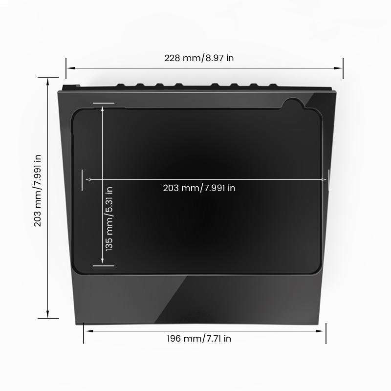 Car Tablet Holder for iPad Mini 4 / 5 Bracket Fixed Base for Tesla Model 3 / Y before 2021, Left ...