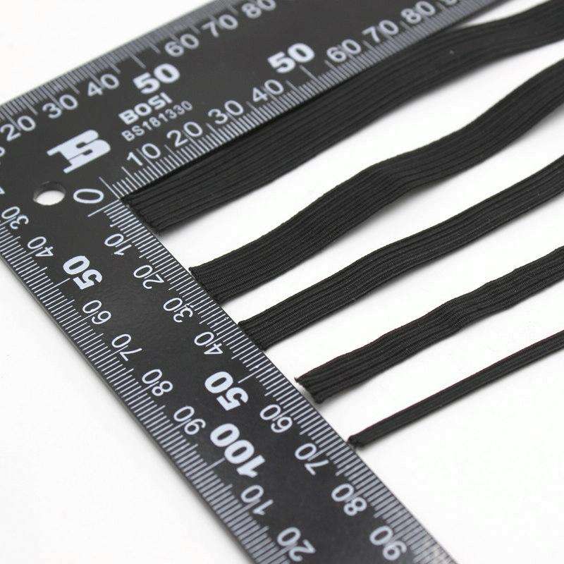 Stretch Rope Clothing Elastic Ribbon Trim Sewing Fabric DIY Garment Accessories, Width:3mm 180 Ya...