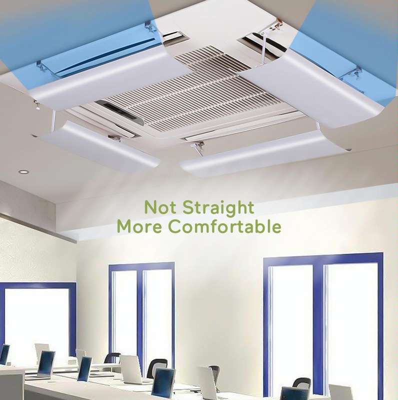 40cm Single Piece Central Air Conditioning Wind Deflector Shield Air-Conditioning Anti Direct Blo...