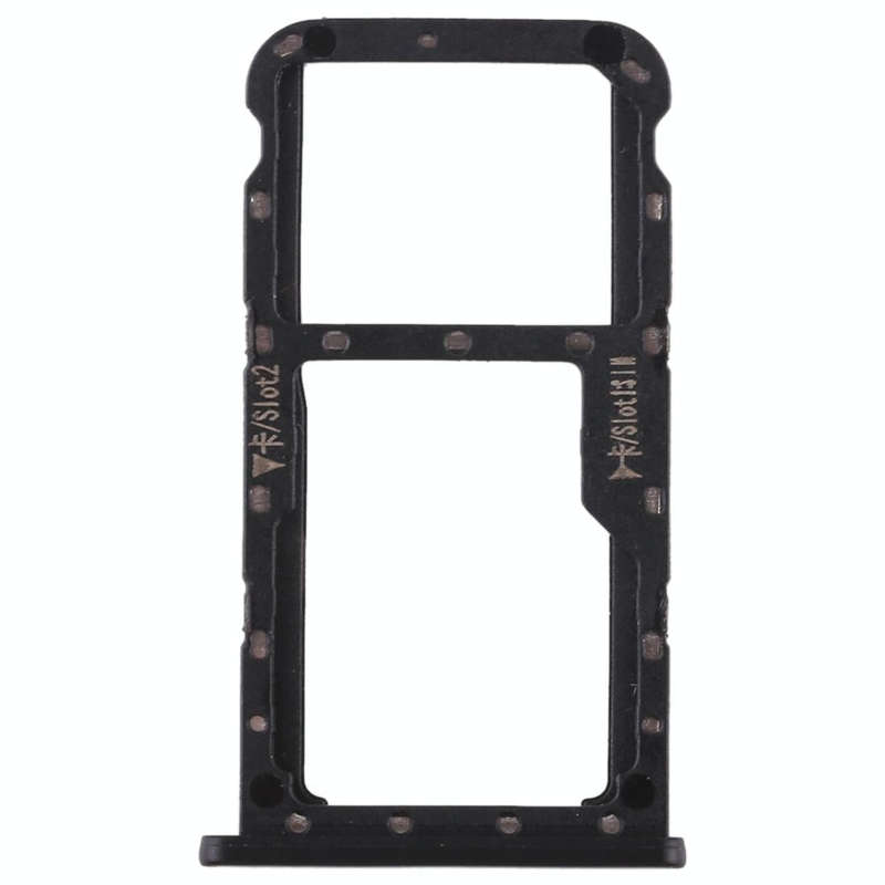 SIM Card Tray + SIM Card Tray / Micro SD Card for Huawei Maimang 6(Black)