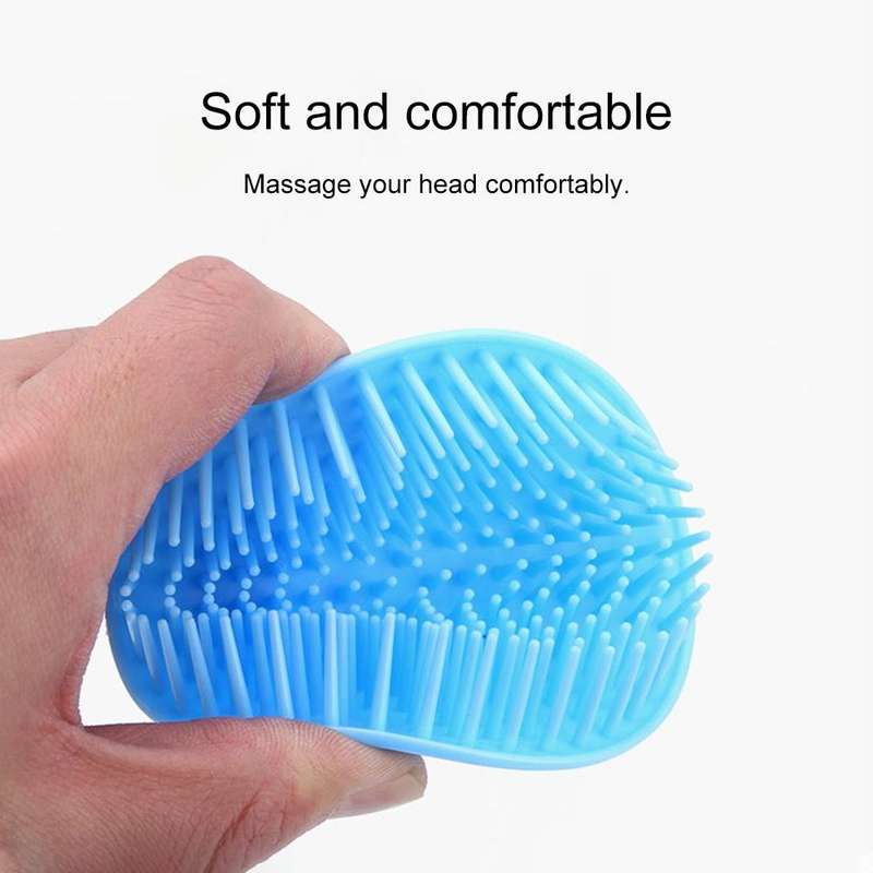 12 PCS Shampoo Brush Adult Scalp Massage Brush Soft Glue Bathroom Shampoo CombRandom Color Delivery