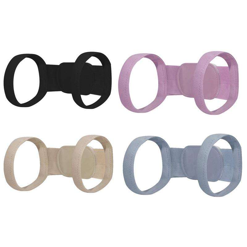 3 PCS Invisible Breathable Anti-hunchback Posture Correction Belt, Size: M(Black)