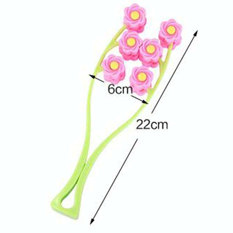 Manual Roller Face Massager Face Beauty Instrument Facial Double Chin Tool(Pink)